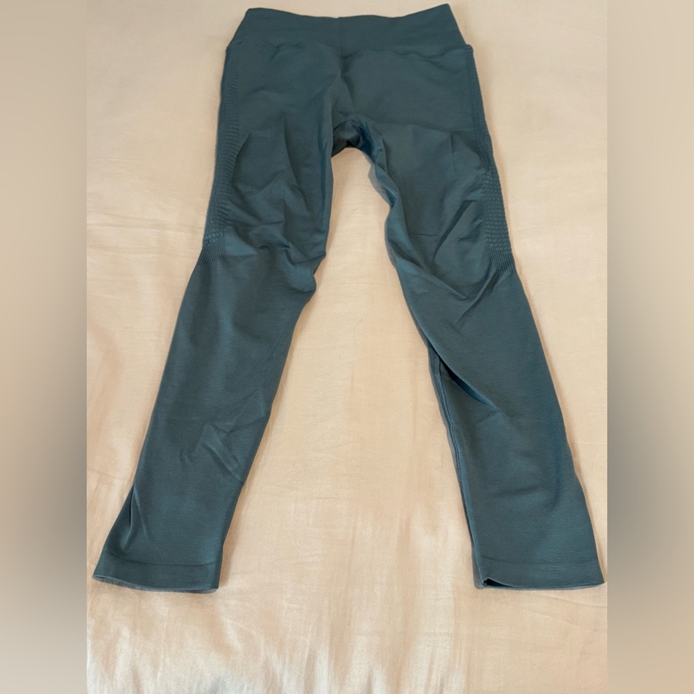 Alphalete Women's Teal High Compression Leggings XXL Used